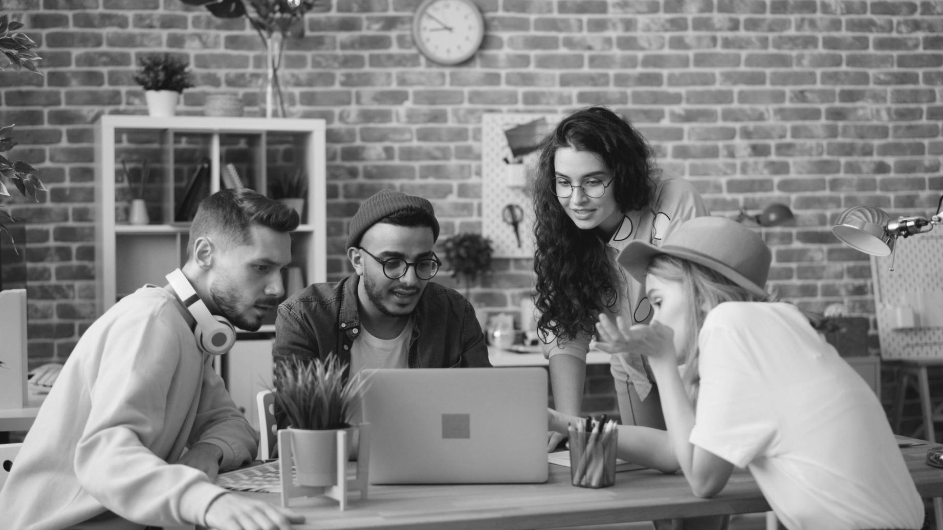 One-on-one mentoring session discussing test hypothesis